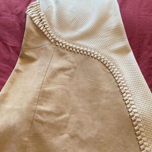 3.1 Phillip Lim Cream and Tan Mini Dress